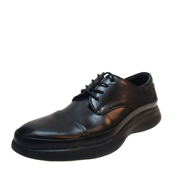 Kenneth Cole Men\'s Dress Shoes Mello Leather Lace Up Black Oxfords Black 8M main image 7